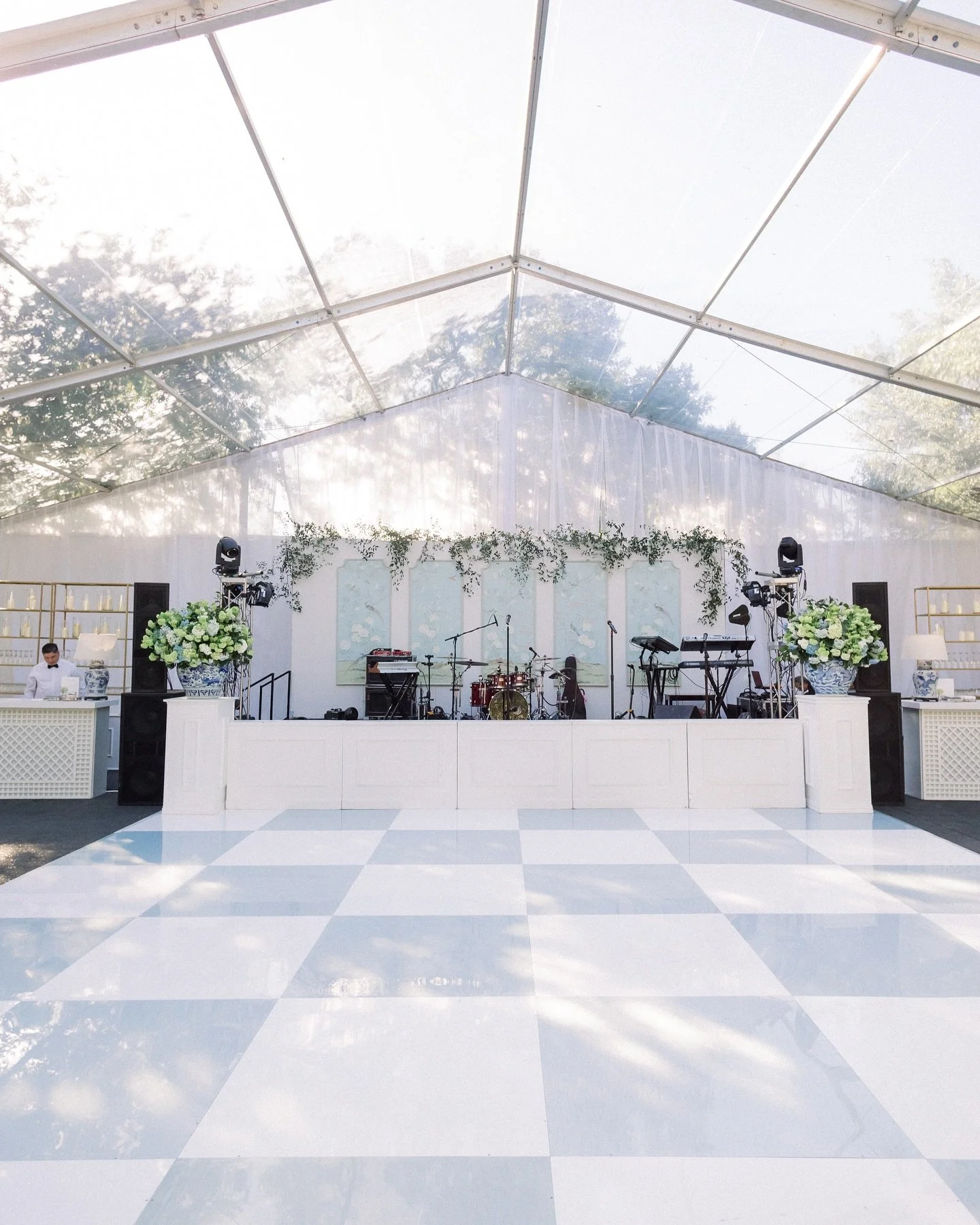 Blue Dance Floor Rentals Kansas City