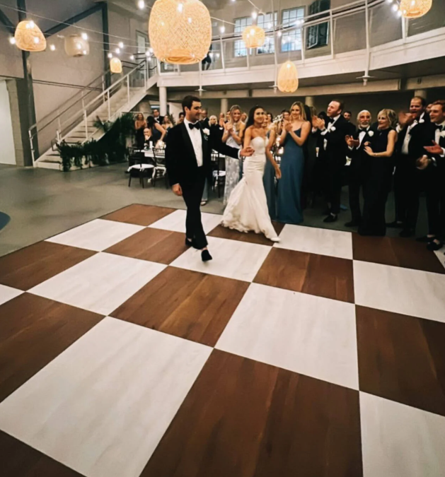 Checkered Dance Floor Rentals Kansas City