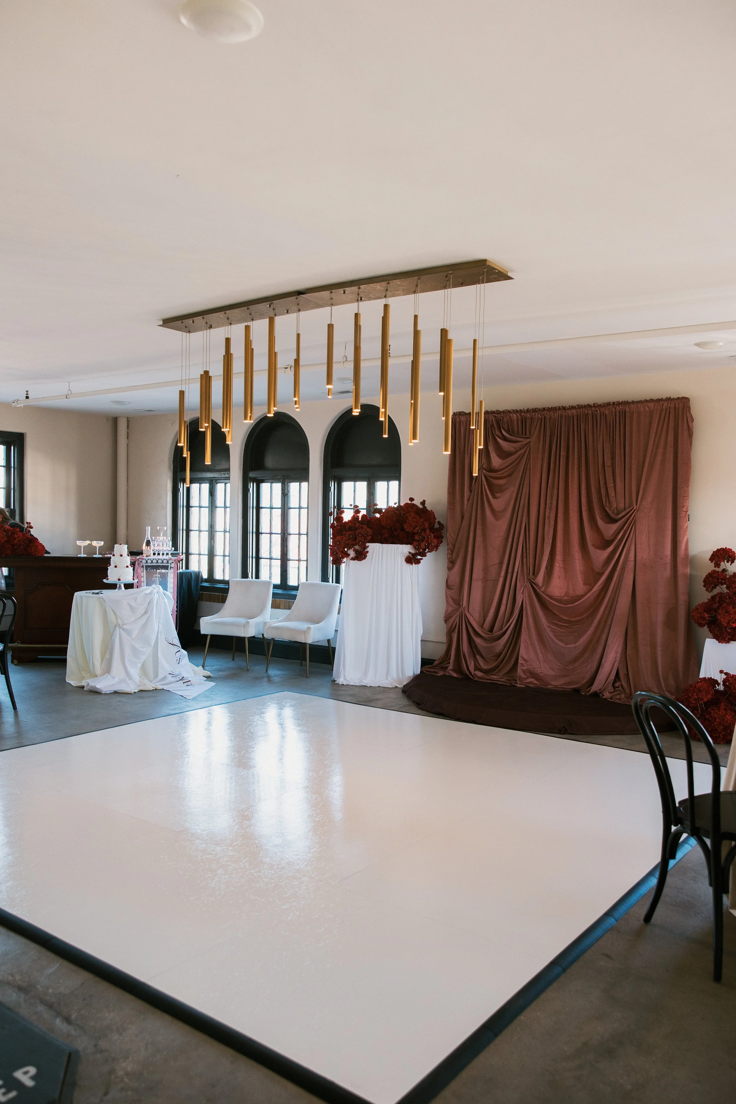 White Dance Floor Rental Kansas City