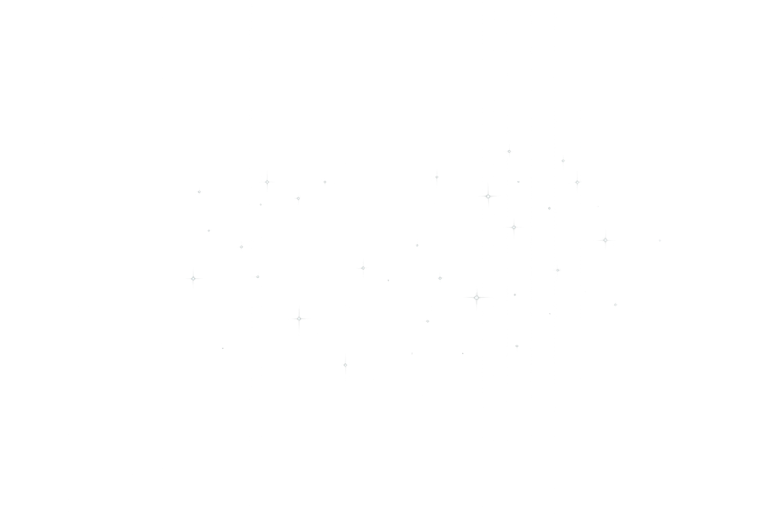 Black and white starry night sky with a gradient background