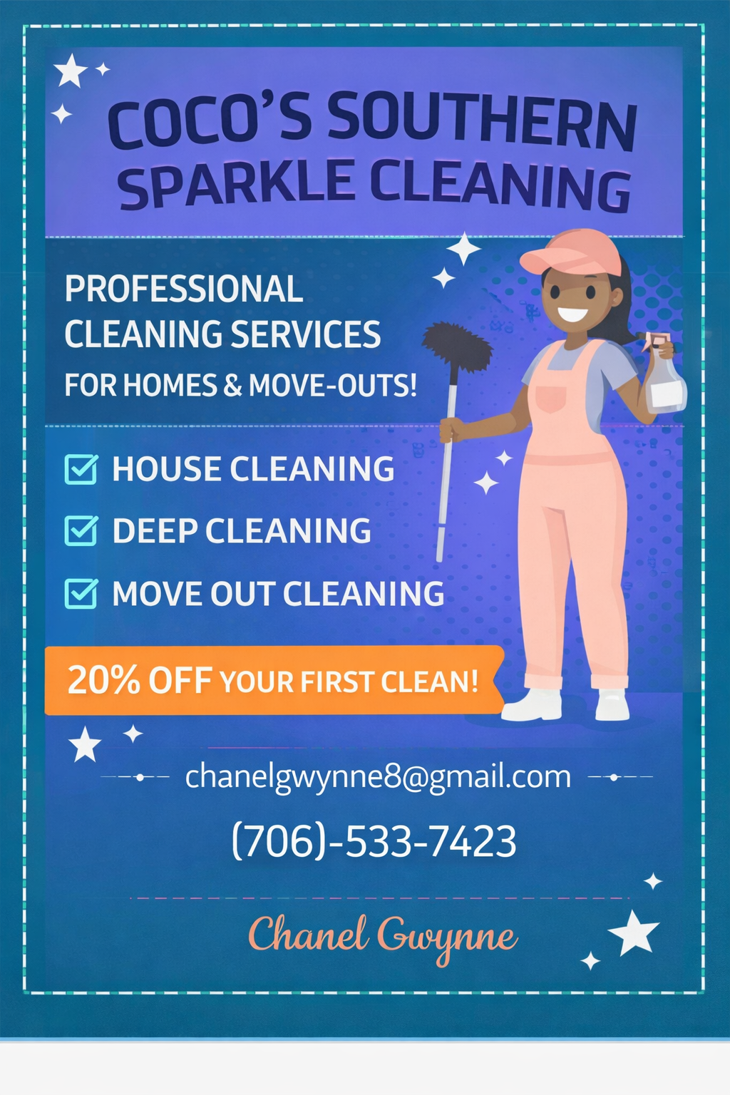 Coco's Southern Sparkle Cleaning Services