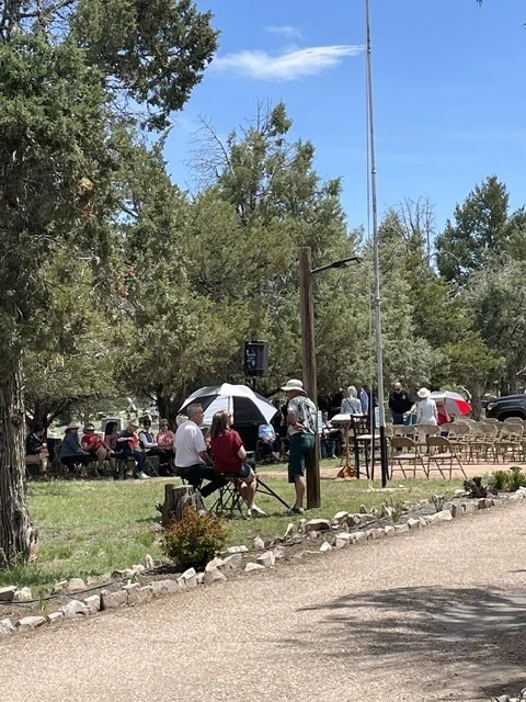 A warm day welcomes attendees and servants for the 2026 Memorial Day service at Saint Philip in the Field 