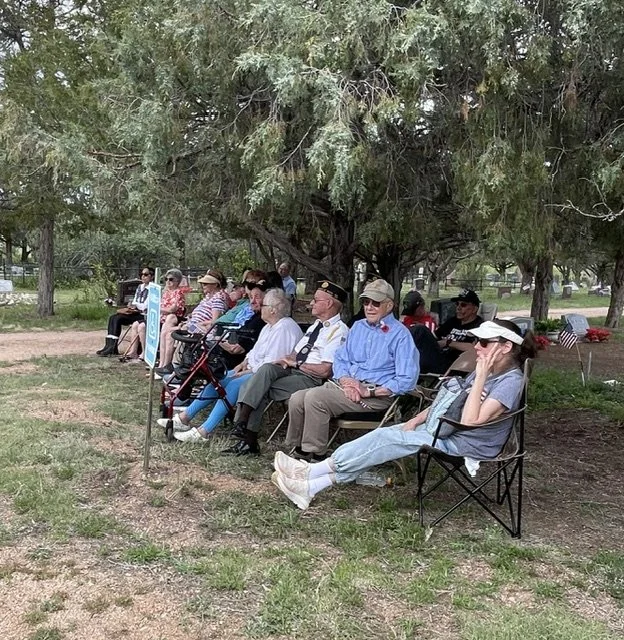 Community and veterans attend the ceremony honoring those who served at Memorial Day Ceremony May 2026