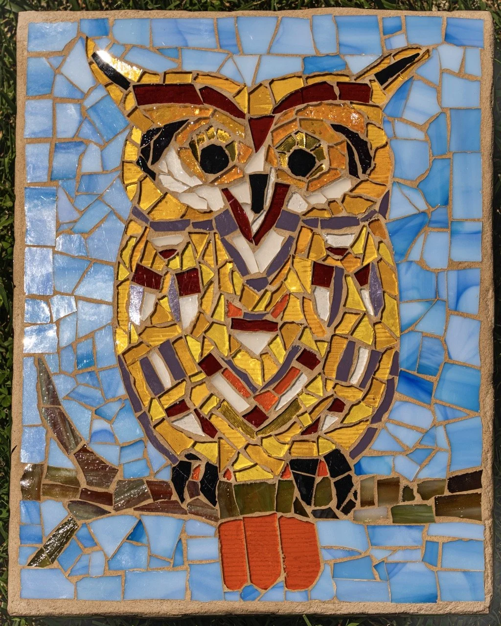 Mr Owl Glass mosaic on wood panel-748160 Large.jpeg