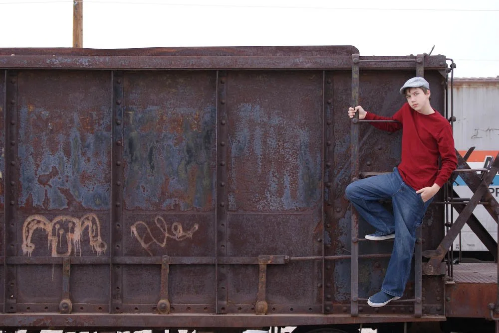 Senior portrait session, senior photography, Arizona photographer, phoenix area photographer, senior photos, Arizona Railway Museum Photography session