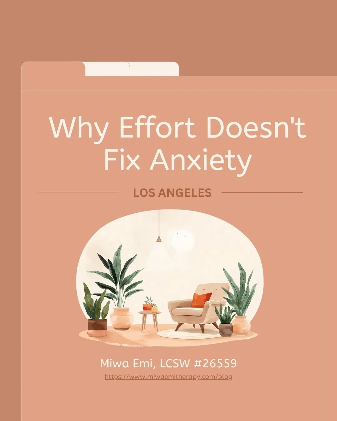 Why Effort Doesn't Fix Anxiety