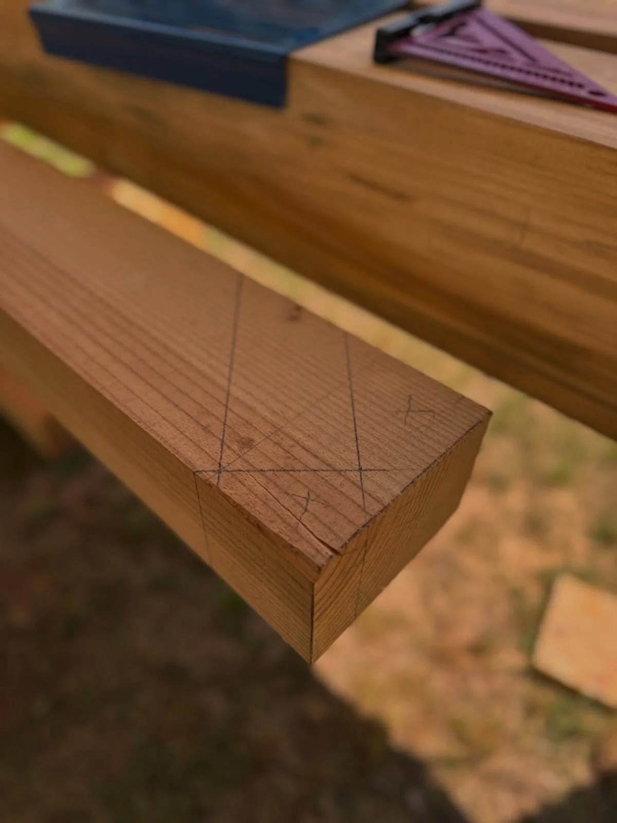Every frame begins with layout: the crucial and precise dimensions that make timberframes a work of art.

Thanks to our friends at @starhilltimberworks for the layout tool. We highly recommend it!

#timberframe #craftsmen #craftsmanship #carpentry