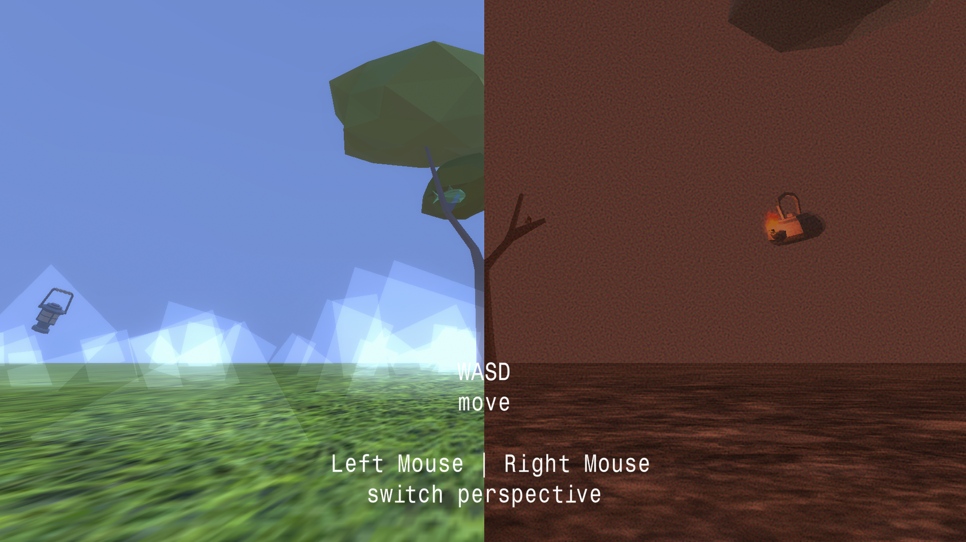 Screenshot of Either-Or, the predecessor to Divisi