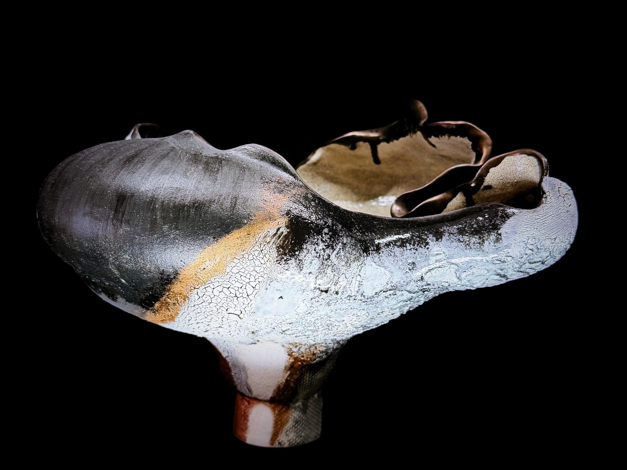 A vessel shaped through change—never broken, always becoming.