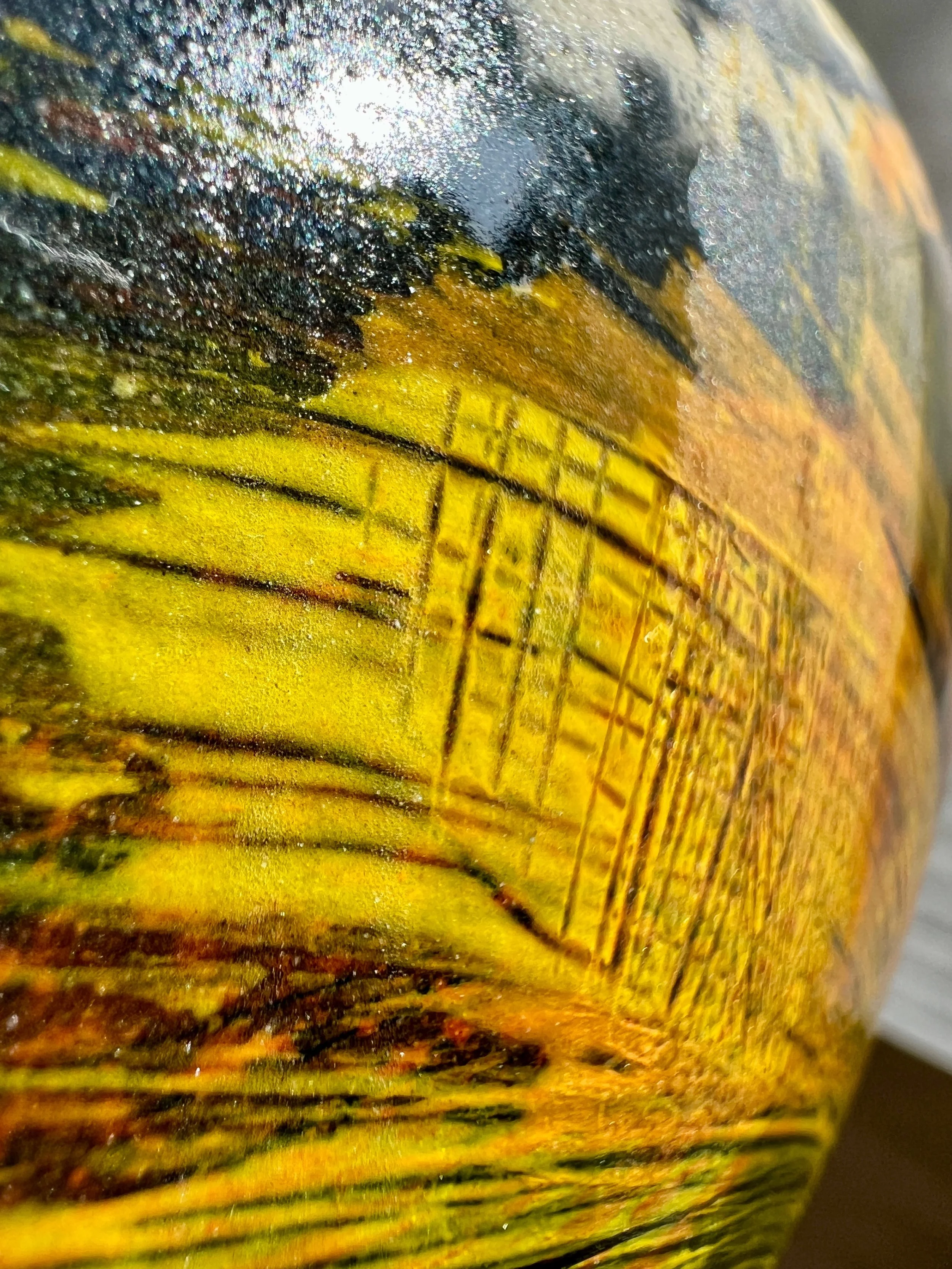 Lines, layers, and light begin to dance together.