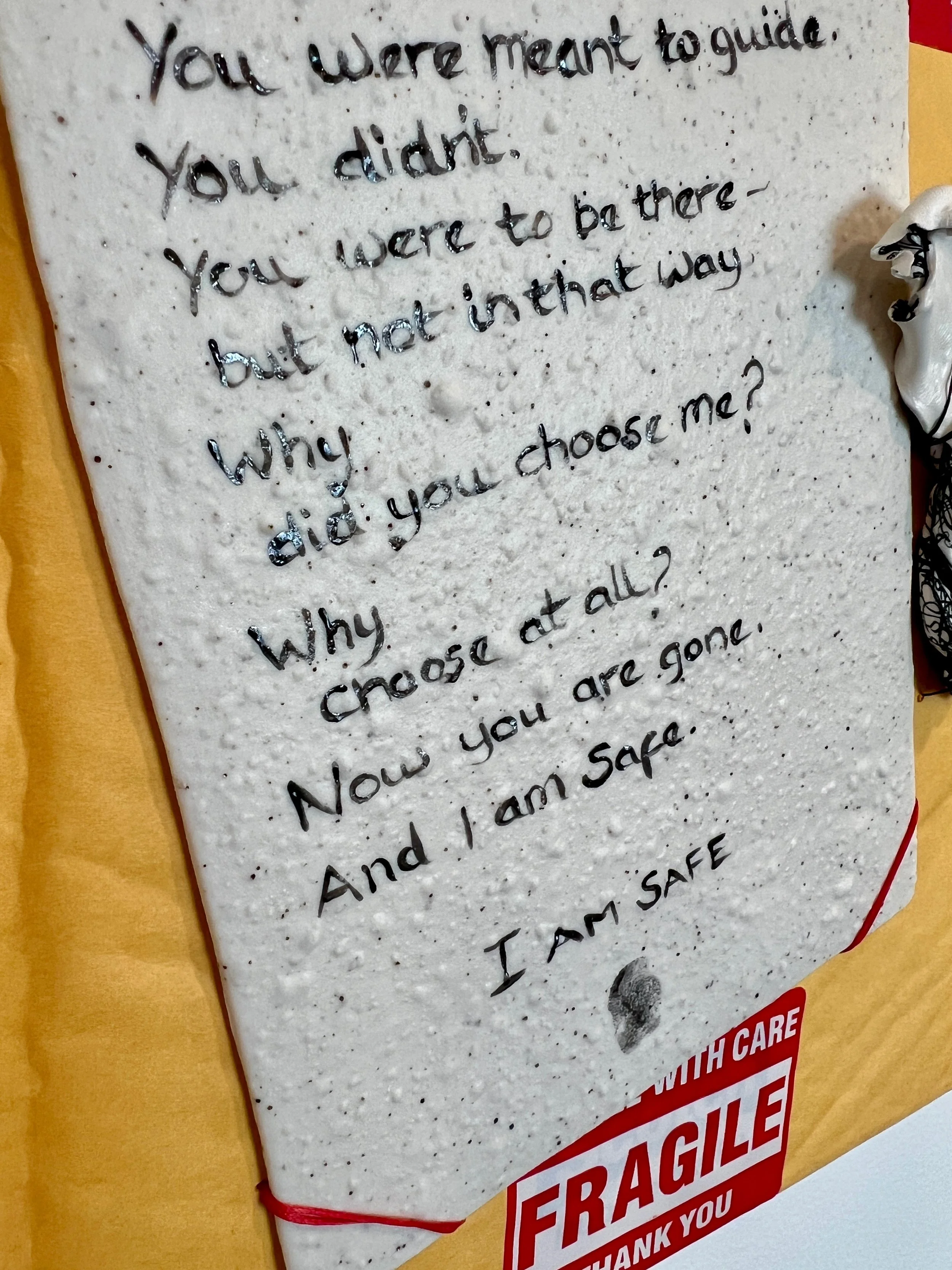 Now you are gone.