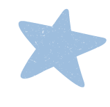 A light blue star-shaped object with a slightly textured surface.