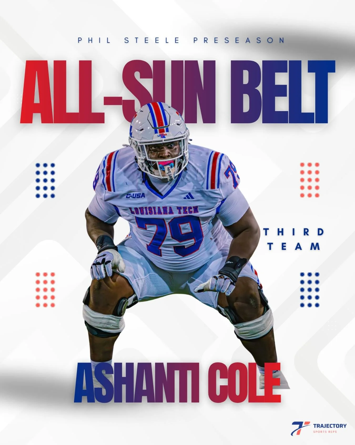 Congrats to our guy ASHANTI COLE (@d1.cole_) on being named to the Phil Steele preseason All-Sun Belt Third Team