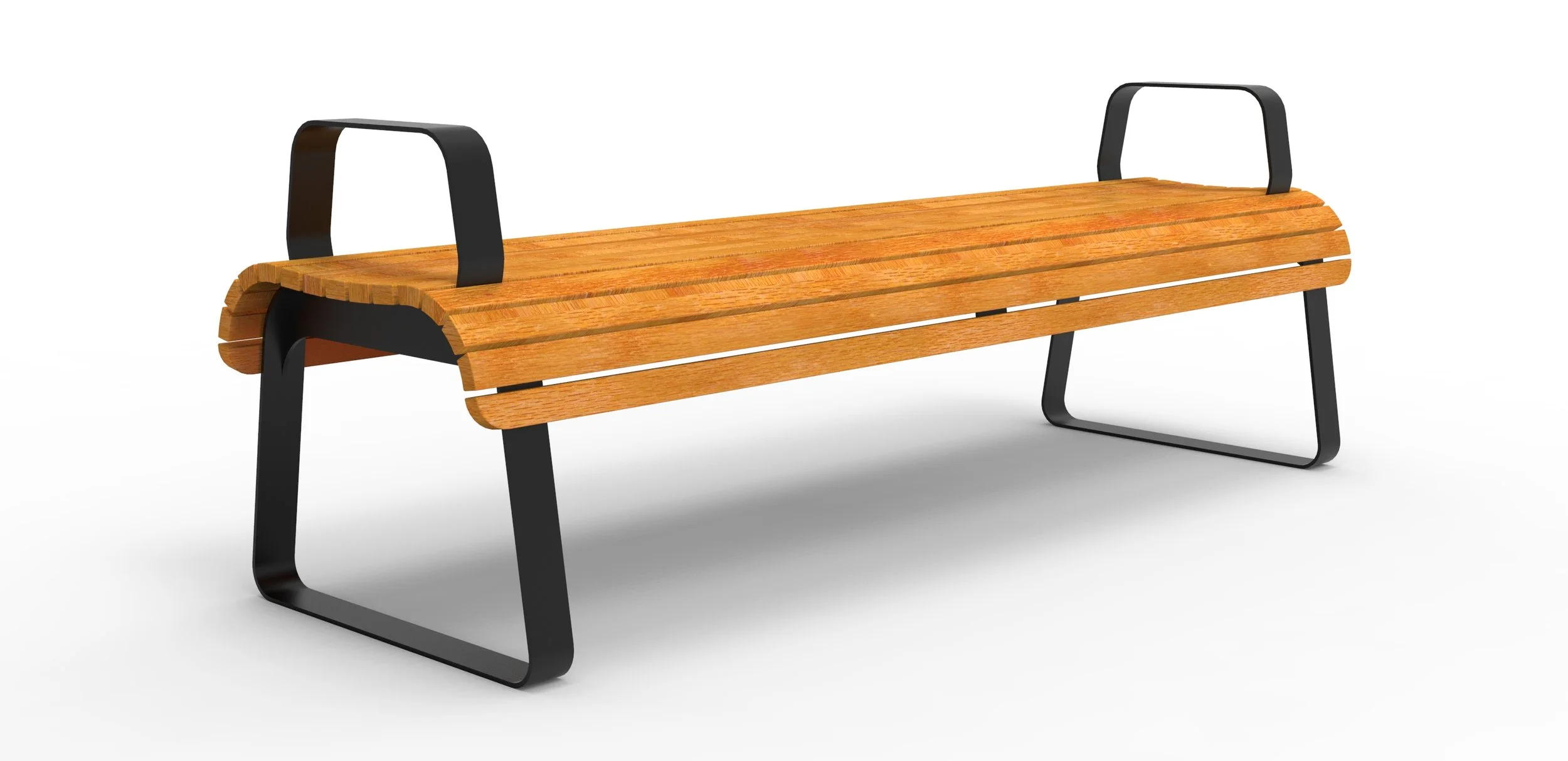 outdoor bench seat with timber