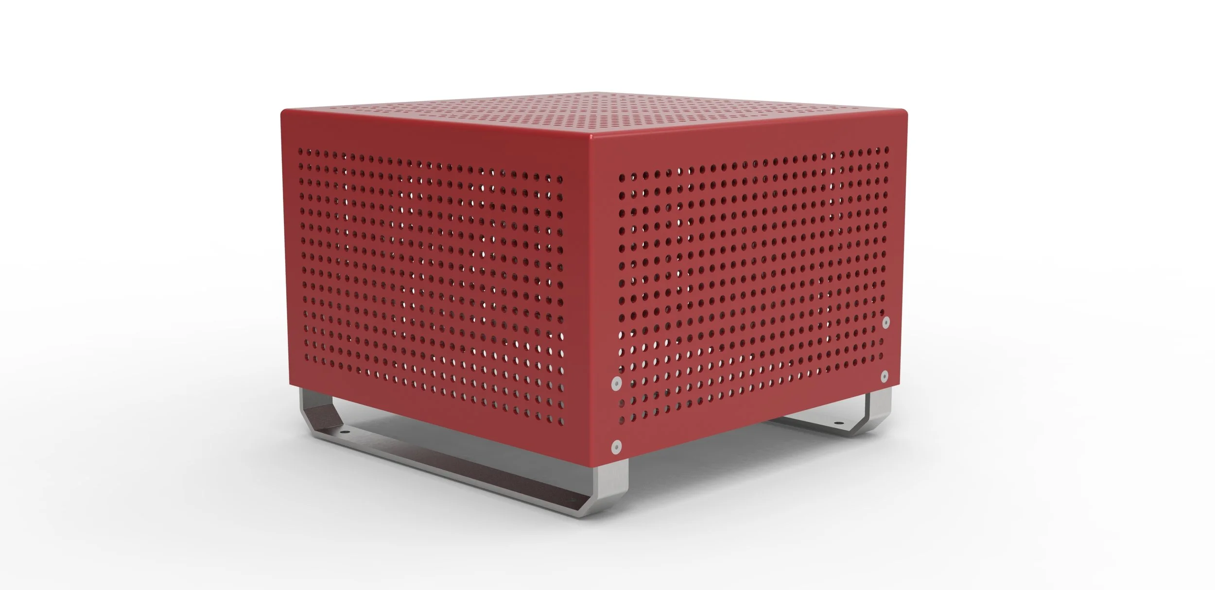 outdoor steel mini bench seat