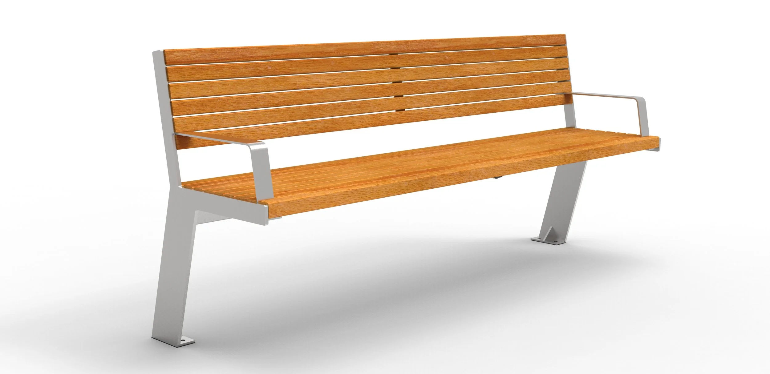 timber outdoor bench seat
