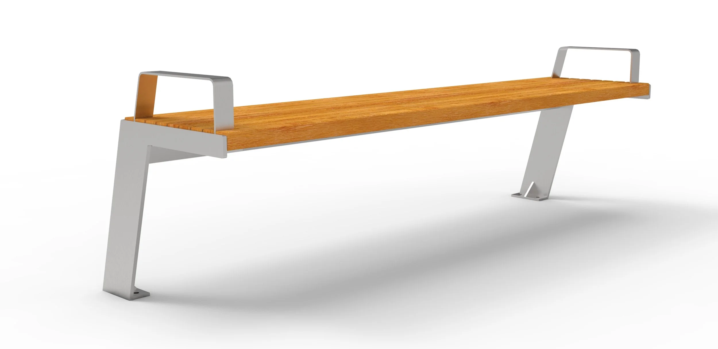 outdoor bench seat with timber