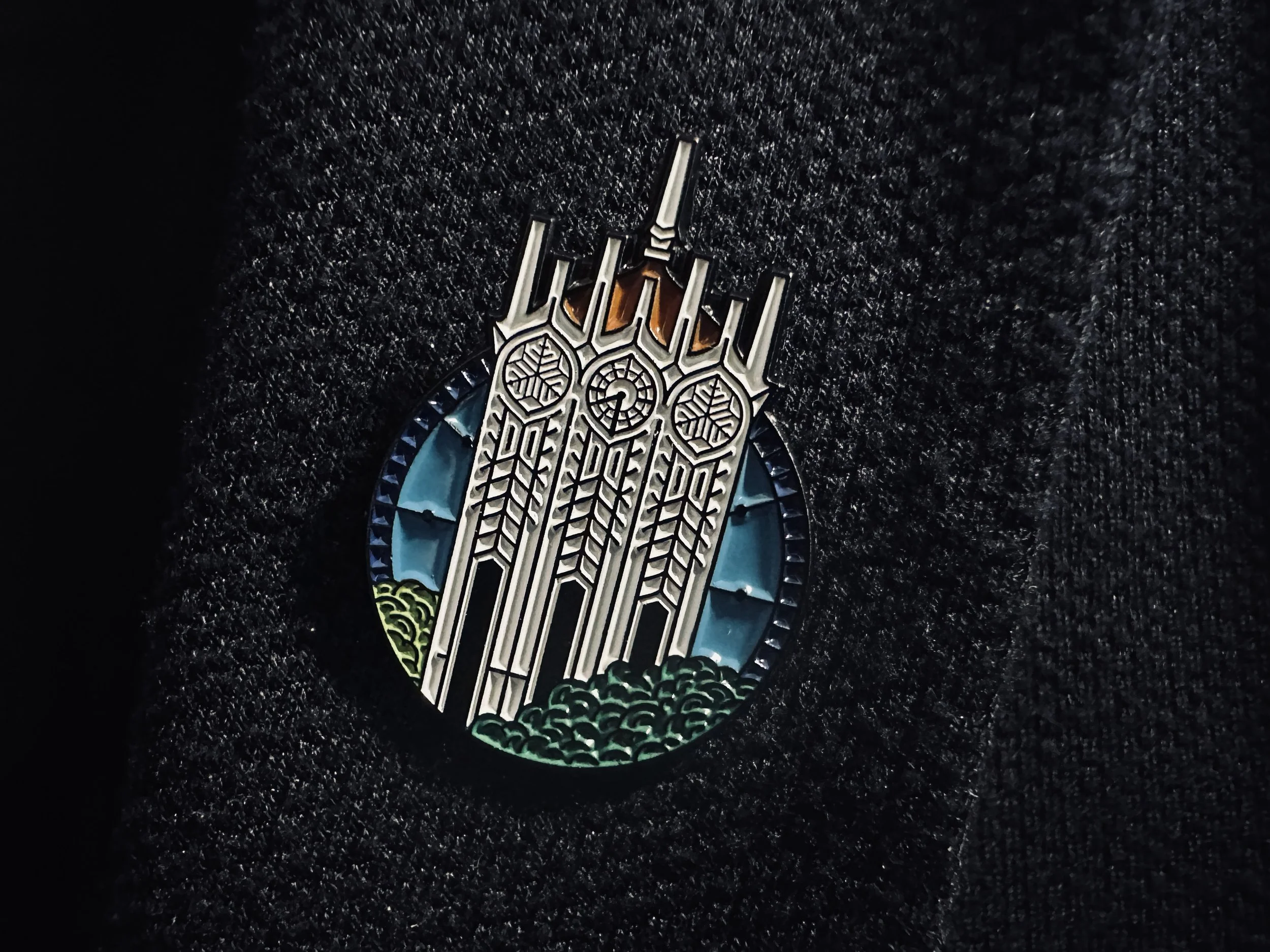 Clocktower Lapel Pin