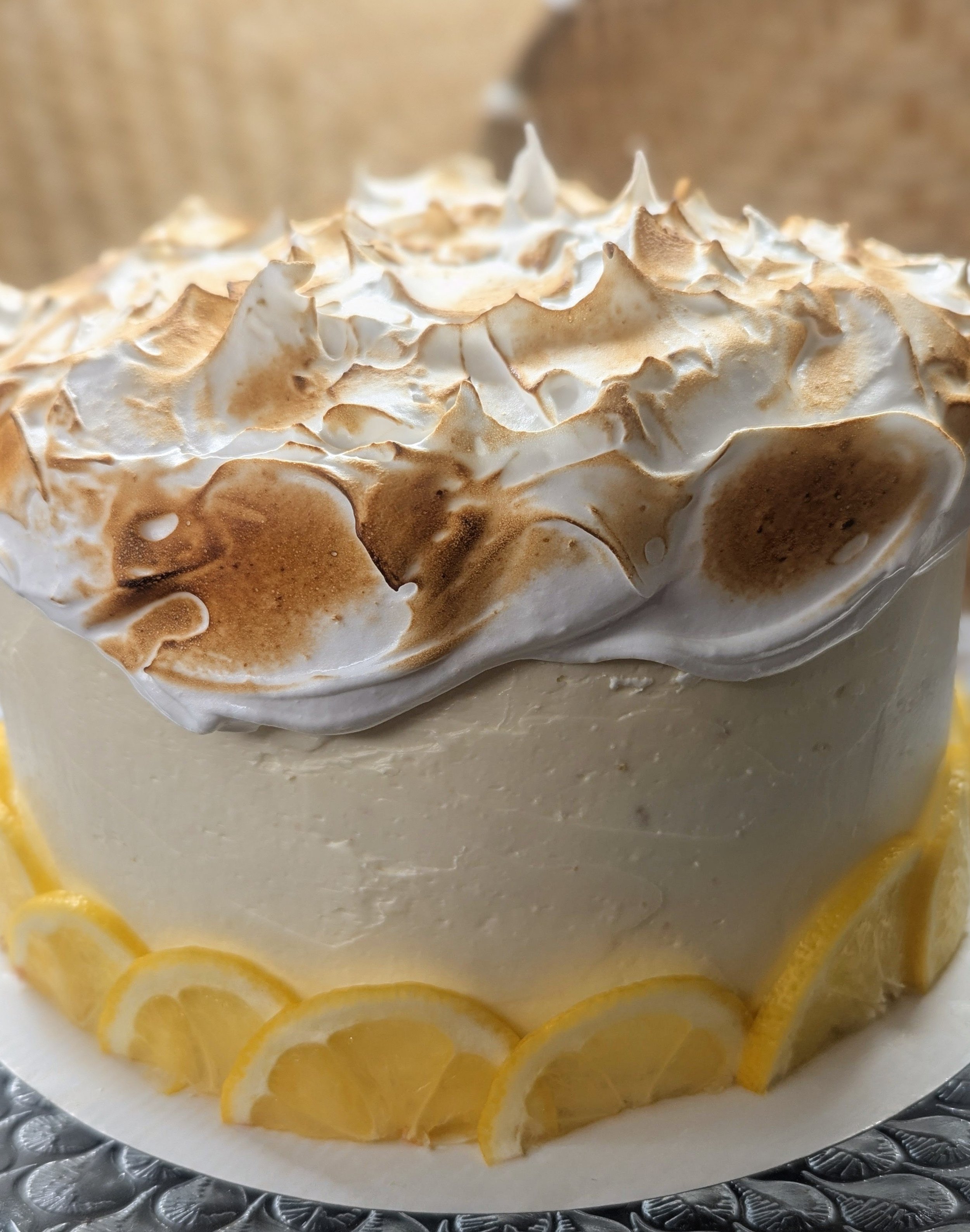 Luxurious Lemon Meringue Cake