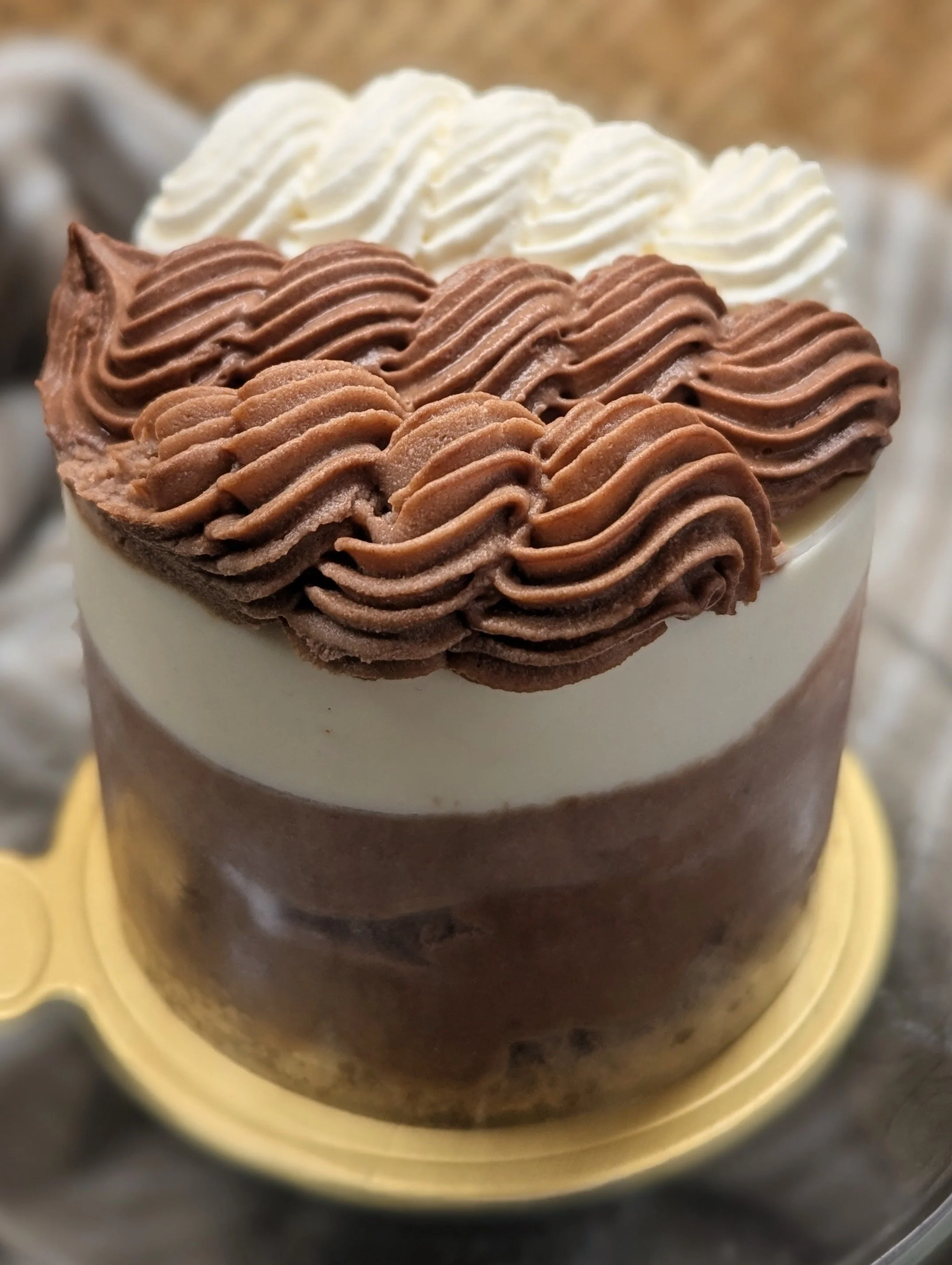 Triple Chocolate Mousse Cake