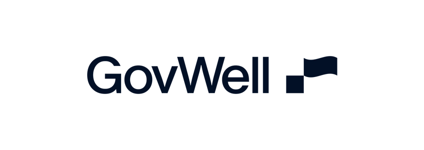 GovWell logo with a stylized flag icon