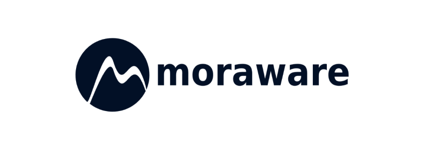 Moraware logo with mountain design