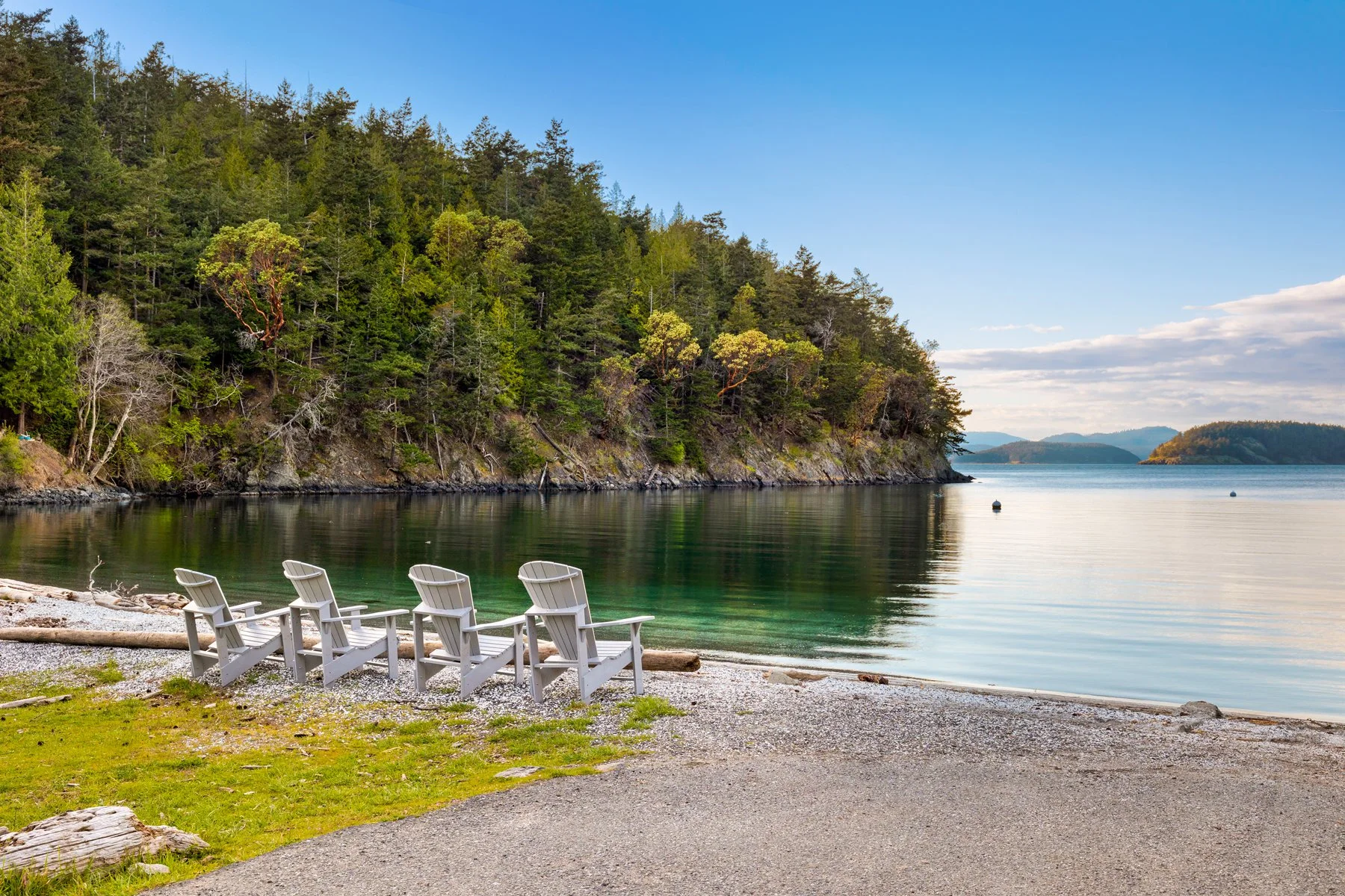 The beach at Sylvan Cove