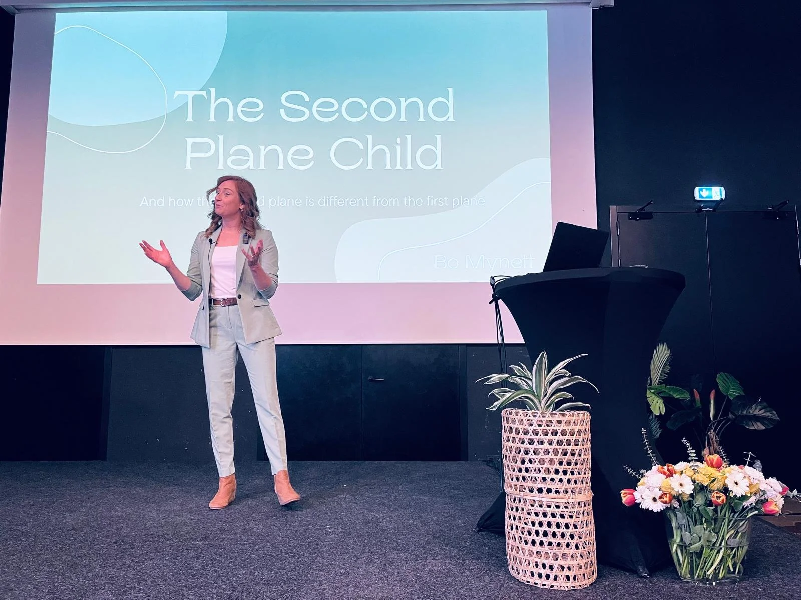 Bo Mynett gave an inspiring presentation titled 'The Second Plane Child' at the Montessori Inspiration Weekend in Tallinn, Estonia.