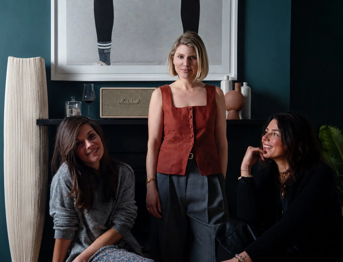 The MUSE Creative Studio team — three French creatives based in Brighton, UK