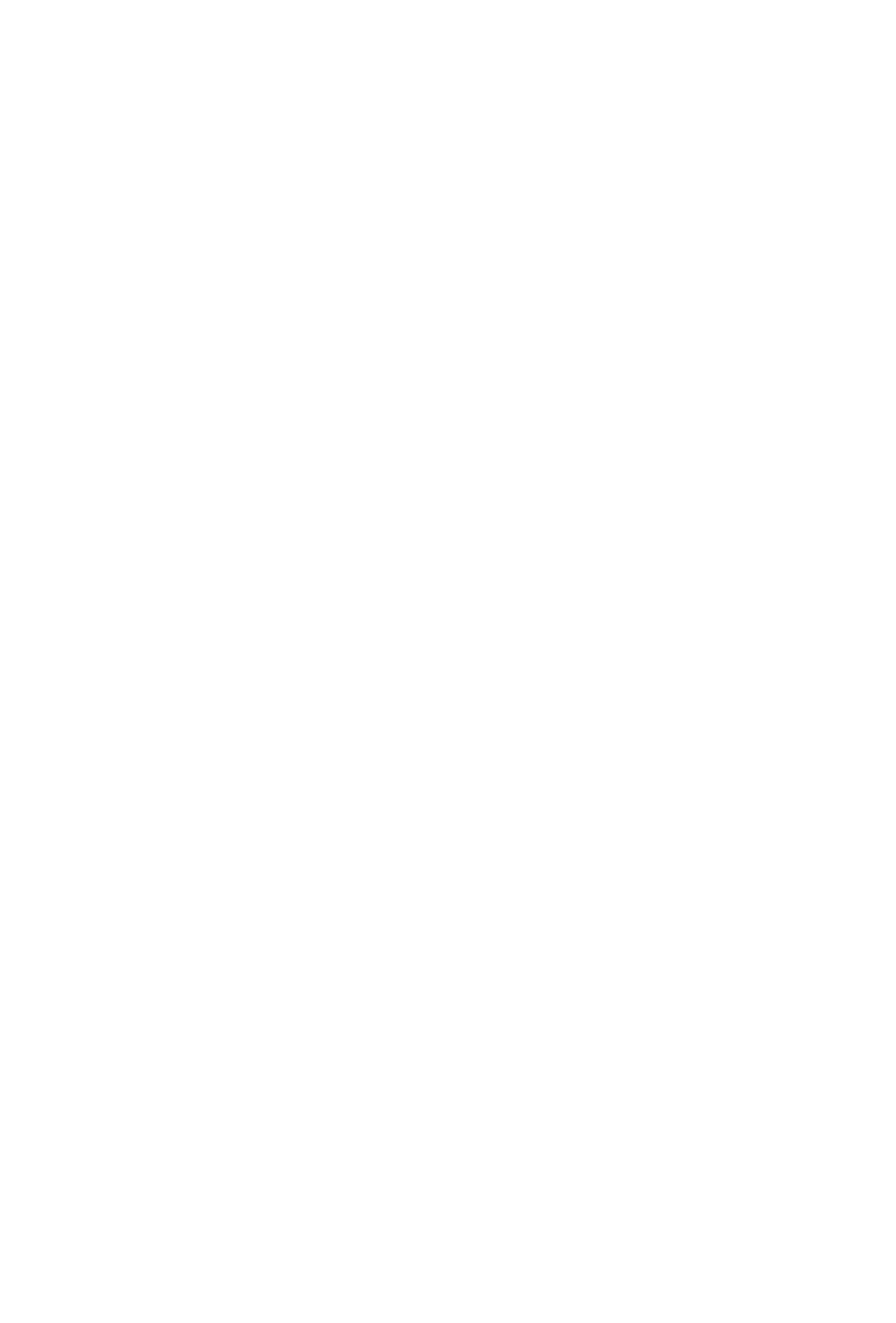 White line drawing of a dandelion flower on a black background.