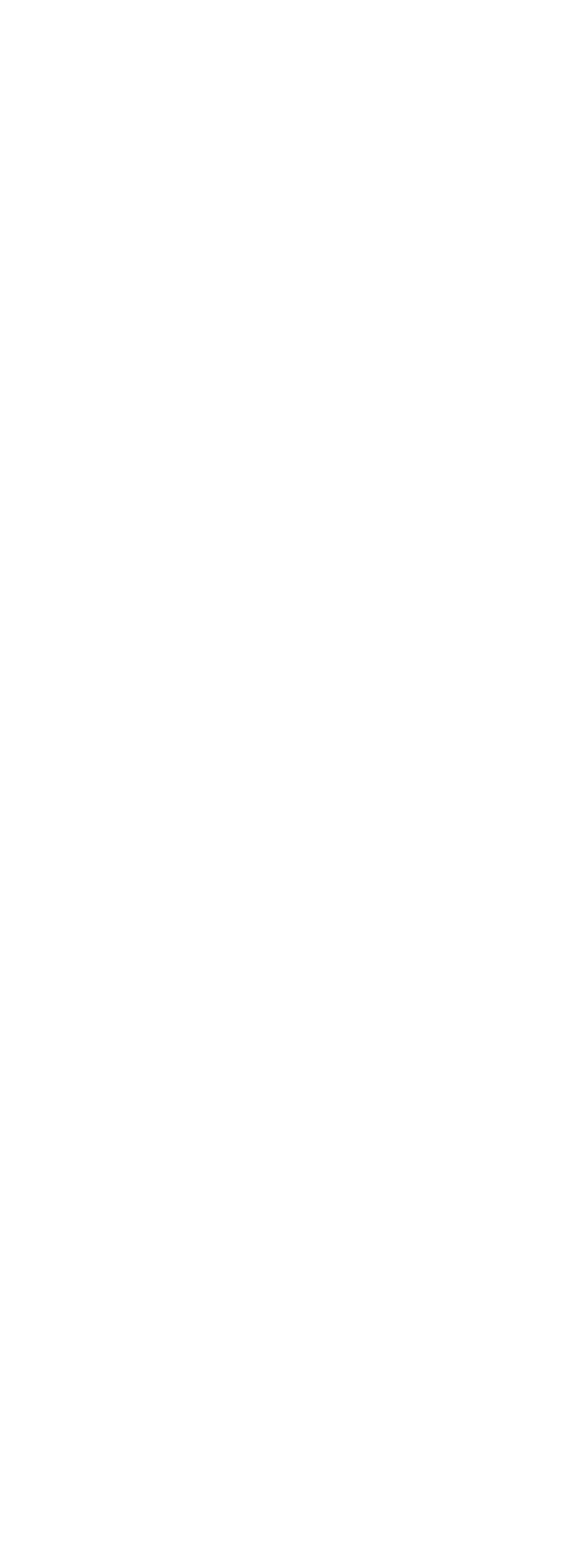 White outline drawing of a flower with two blossoms and long leaves on a black background.