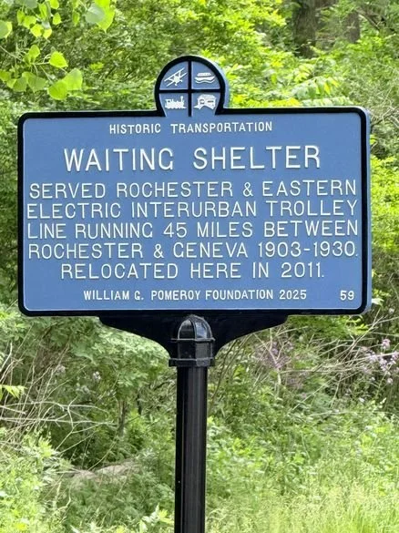 Pomery sign on the Auburn Rail Trail