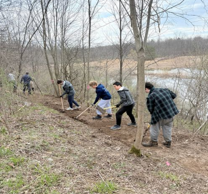 Scout Eagle project - improving a section of the Seneca Trail