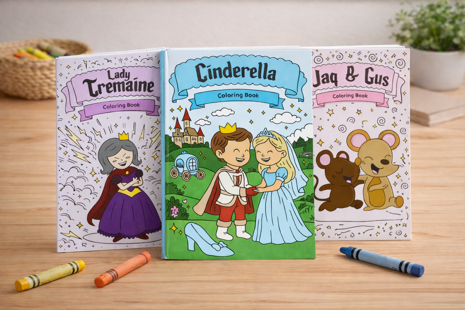 Cinderella Coloring Book Series