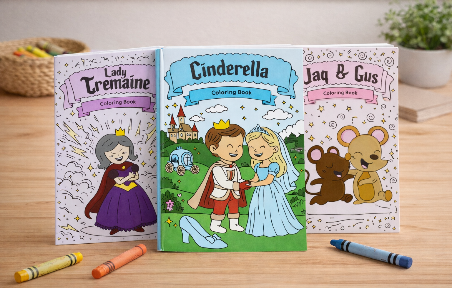 Cinderella Coloring Book Series