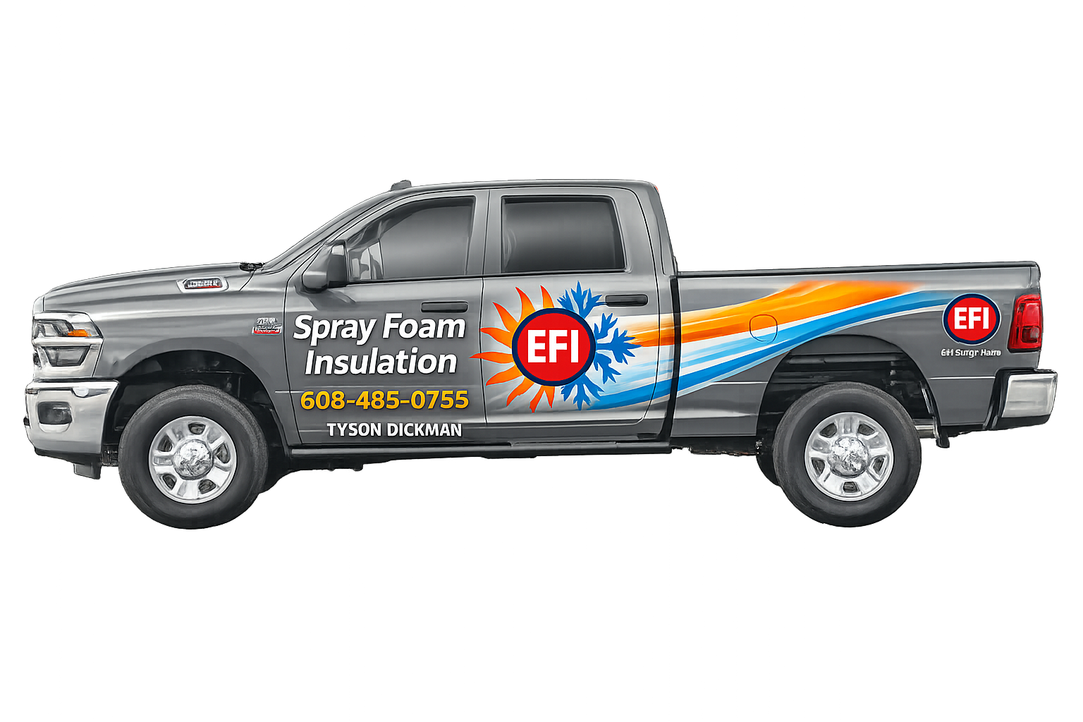 Spray Foam Insulation_ Tyson Dickman_ Truck Wrap