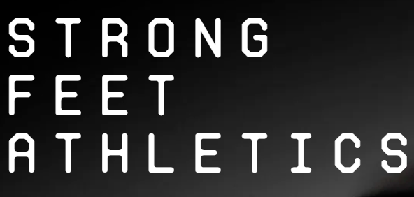 'Strong Feet Athletics'. Wide toe box cycling shoes.