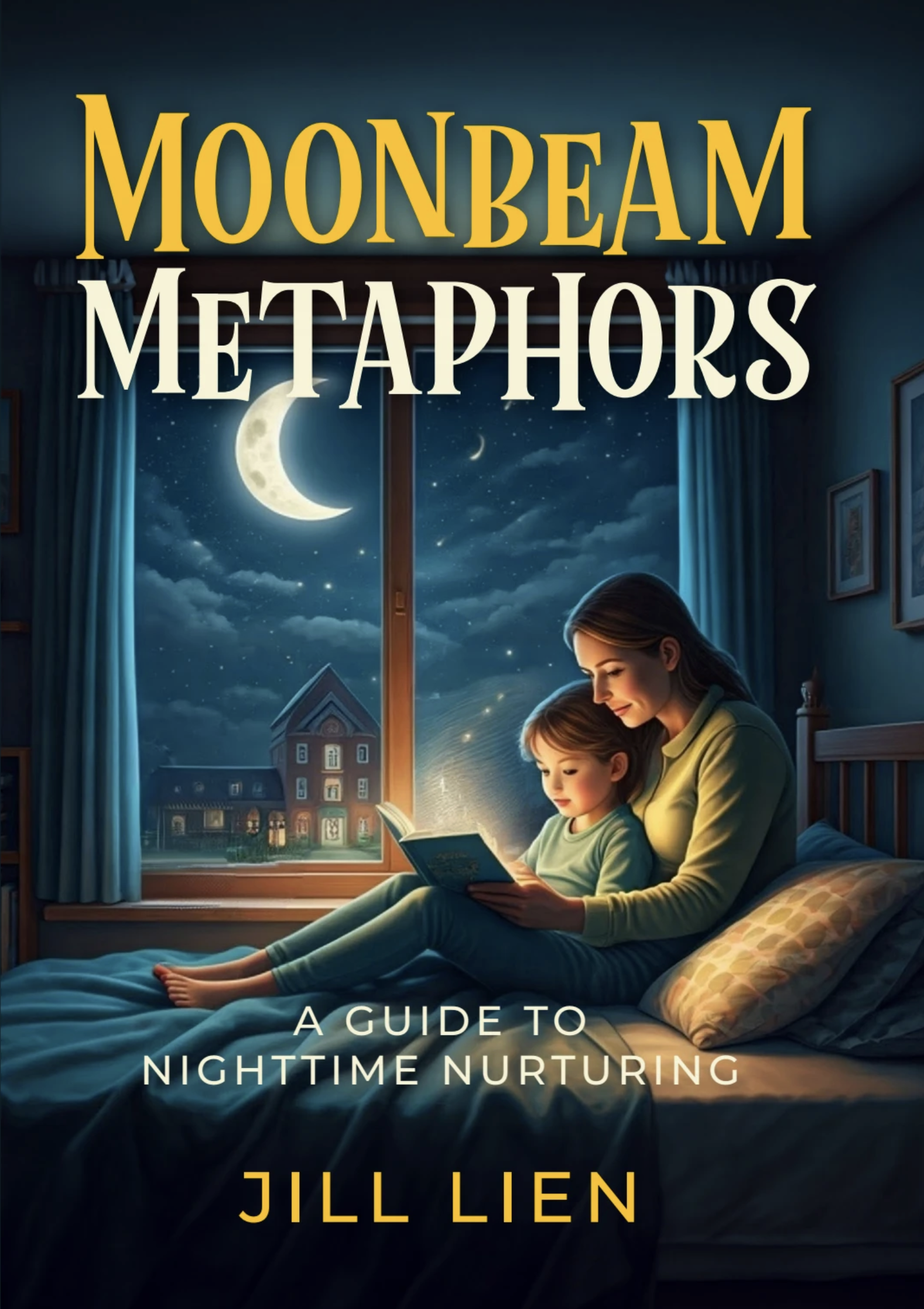 "Moonbeam Metaphors: A Guide to Nighttime Nurturing" by Jill Lien. Short stories with hypnotic language patterns for parents and carers of children