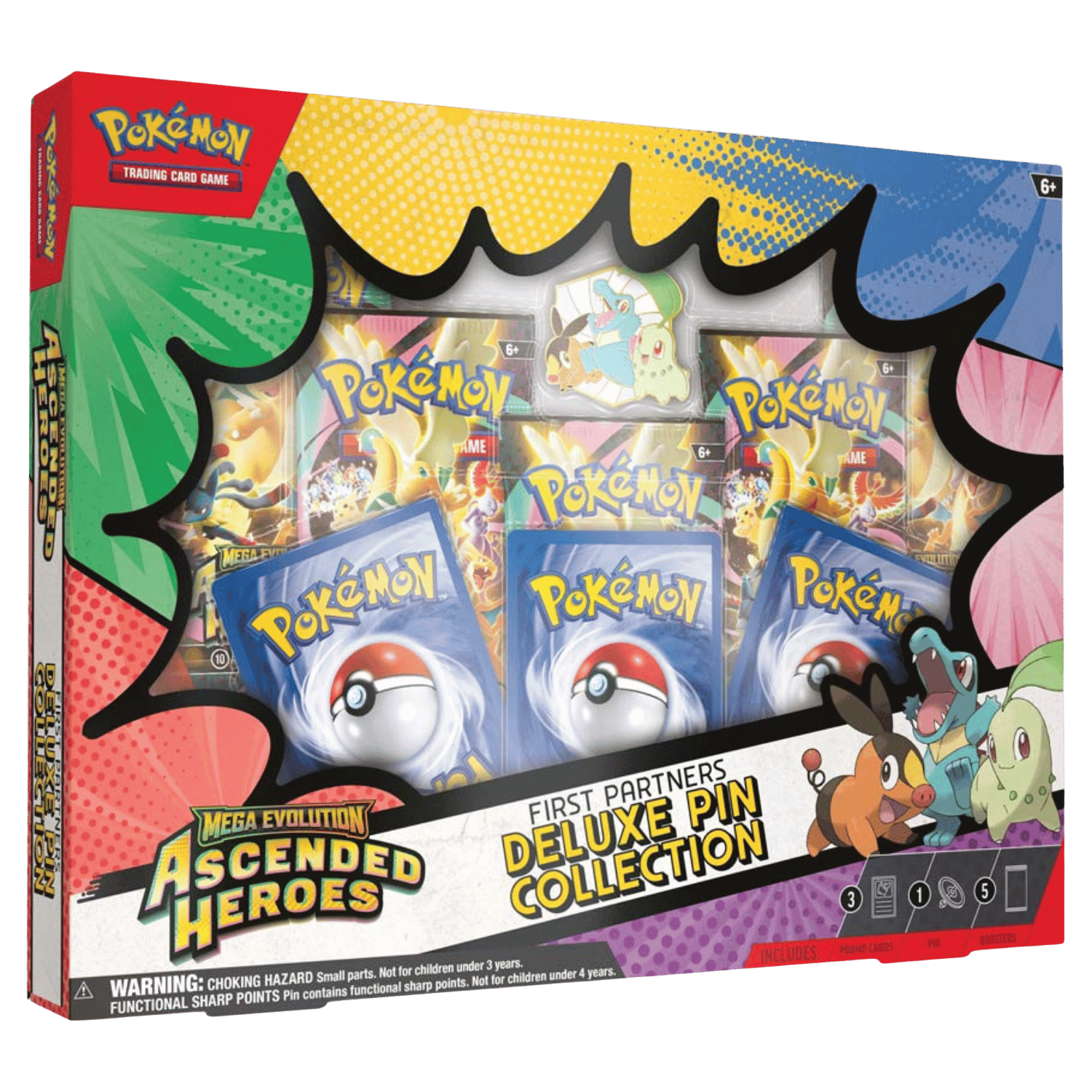 Ascended Heroes First Partners Deluxe Pin Collection Box