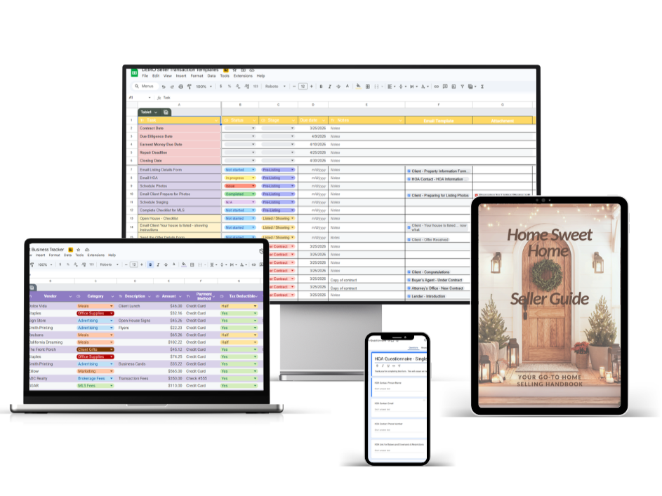 The Agent's Admin system manage real estate transactions