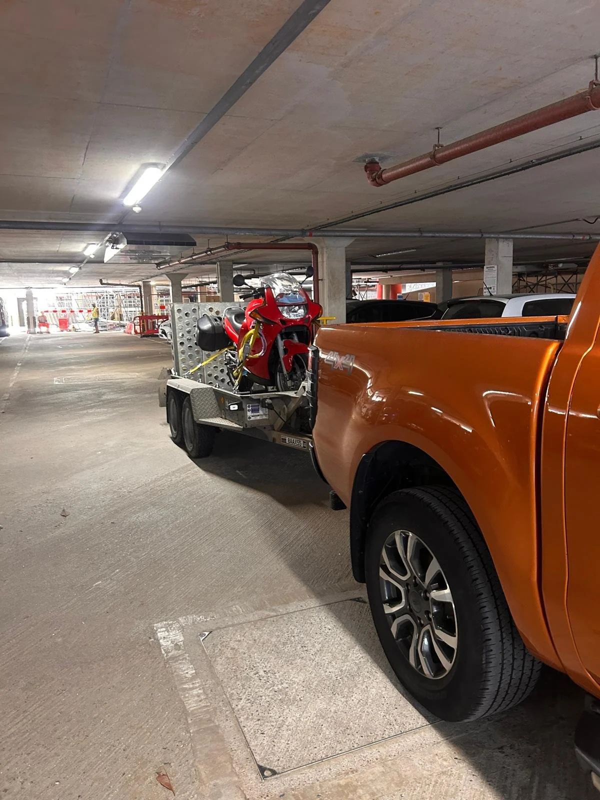 bike or motorbike, garage pickup and drop off