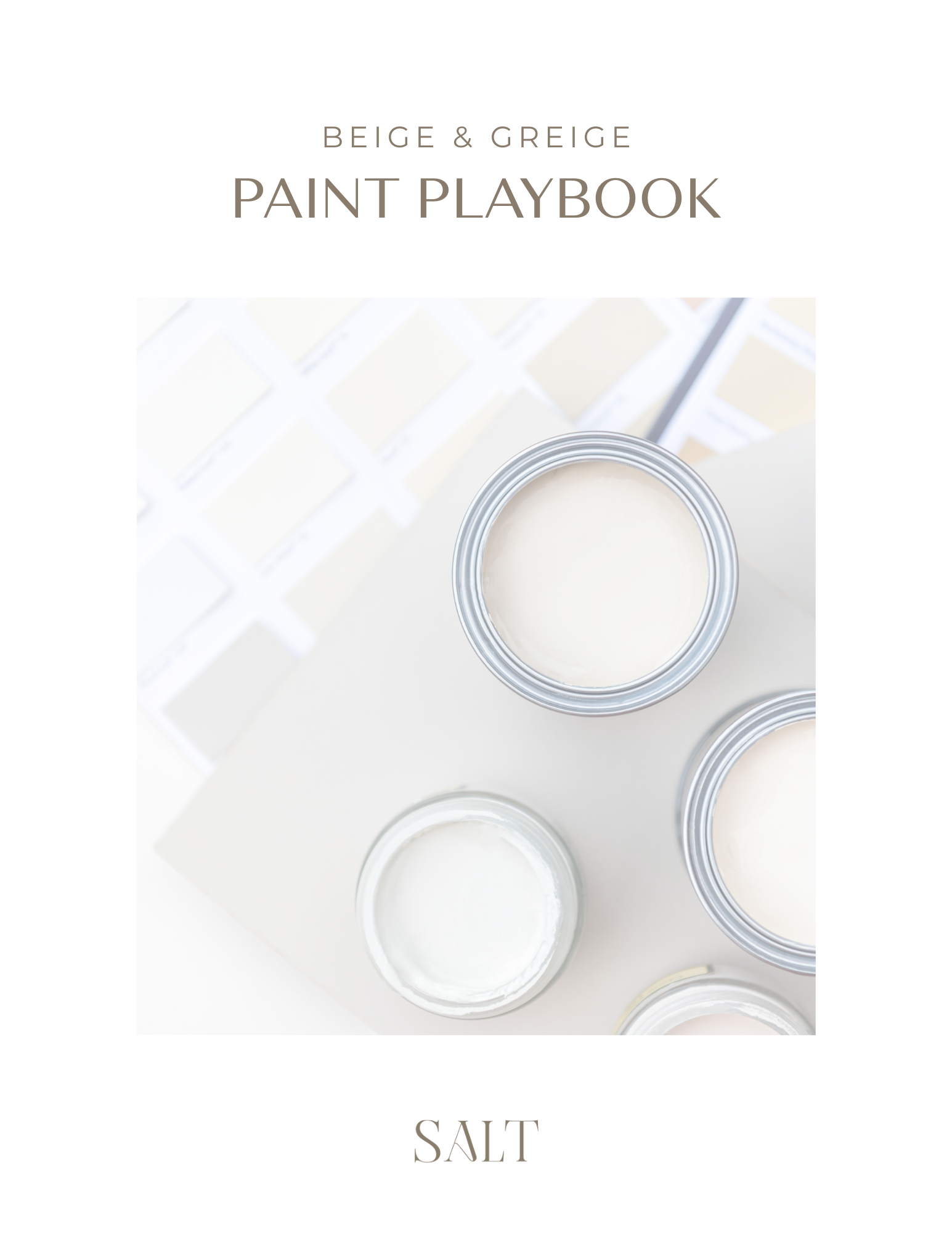 Beige/Greige Paint Playbook