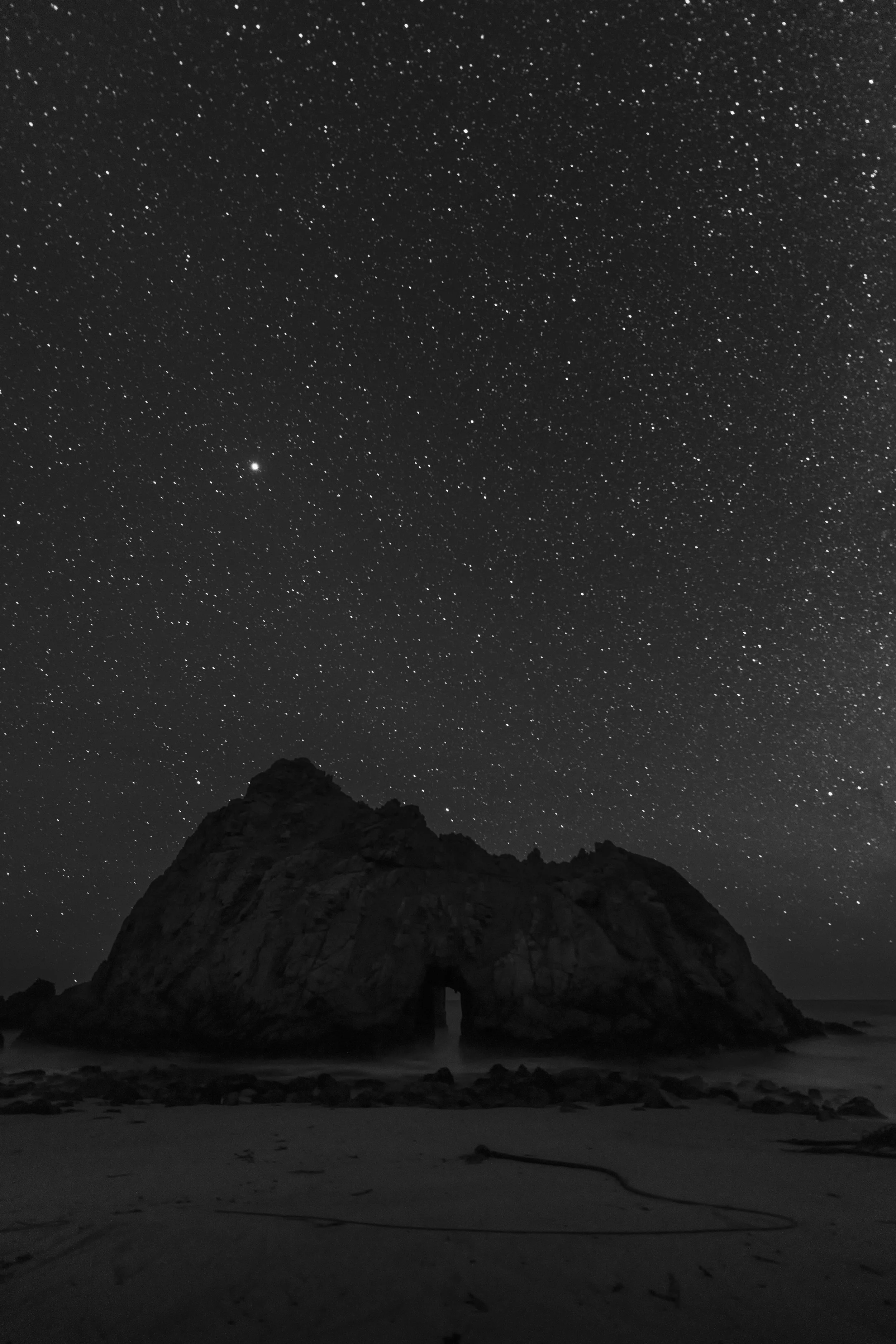 Keyhole Rock at Night, 2022