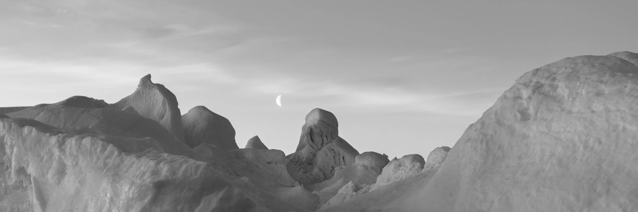 Iceberg and Moon, 2023