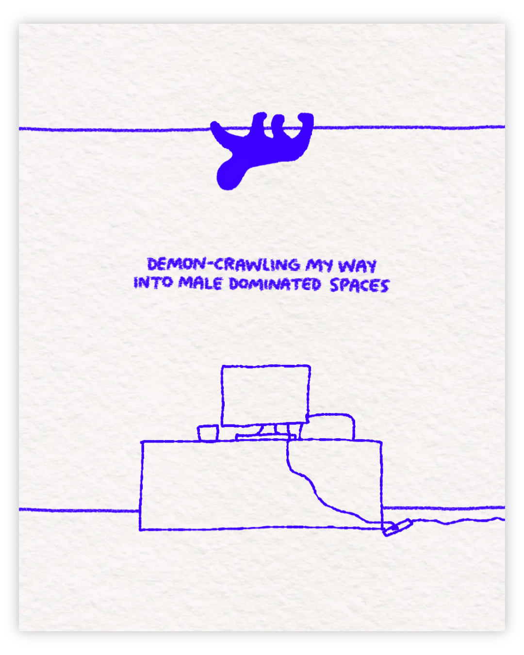 Demon Crawling Print