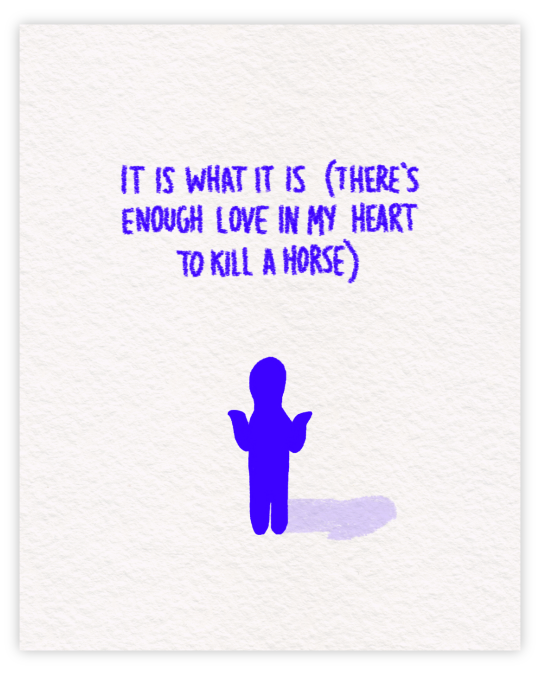 Love In my Heart Print