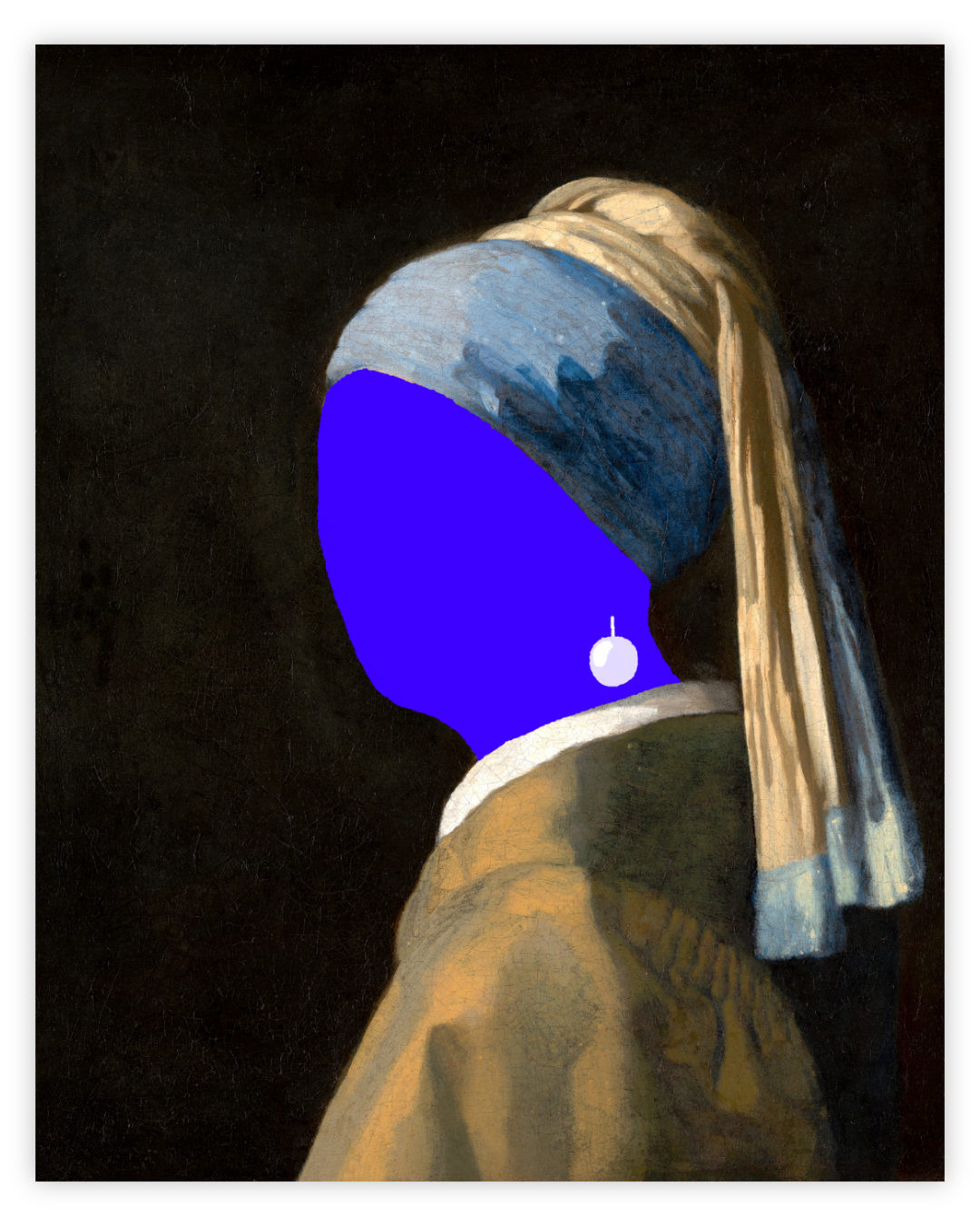 Dood with a Pearl Earring Print