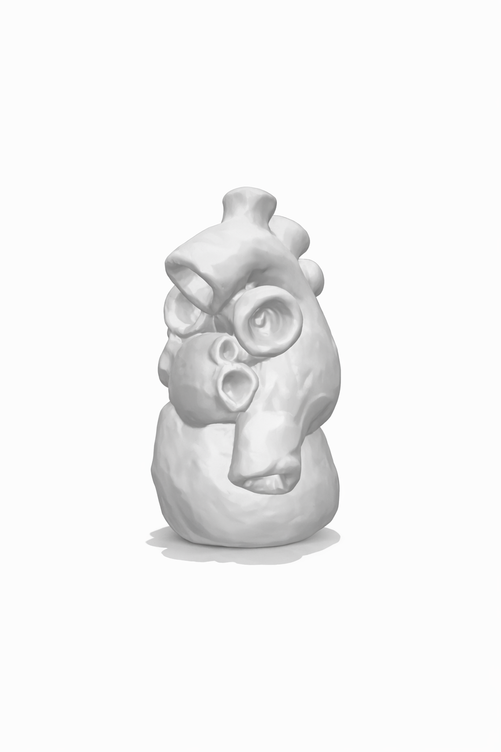 "Heart" Clay Sculpture 3D scanned model 2024