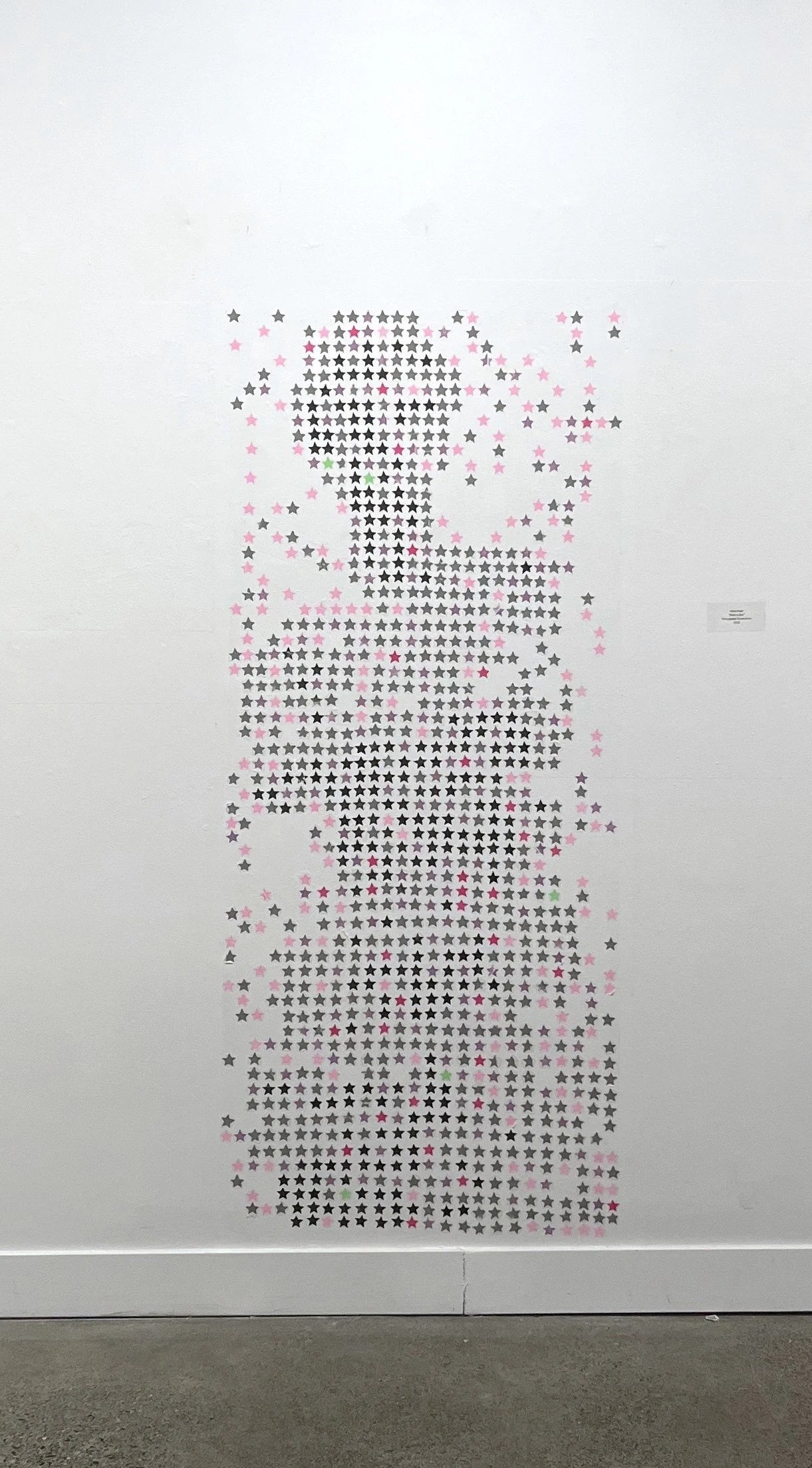 "Stars" 2024 Screen-print hand cut 5"