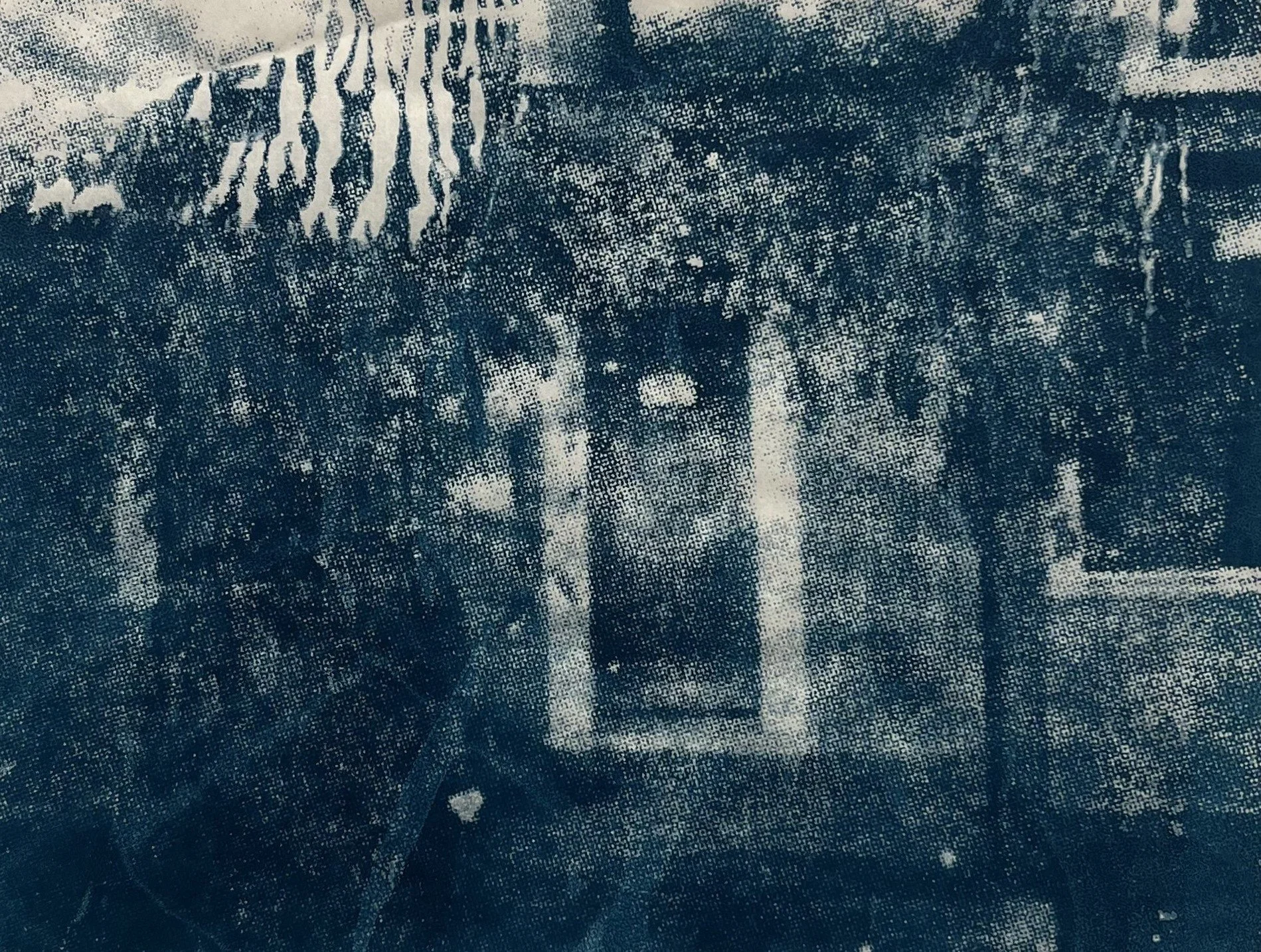 "Columbia Street" 2024 Screen-print 10'x11'